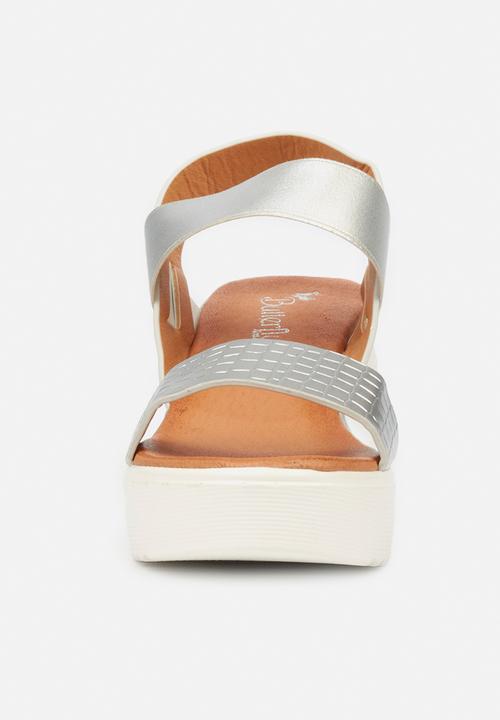 Butterfly Feet - Cascada 1 wedge - silver