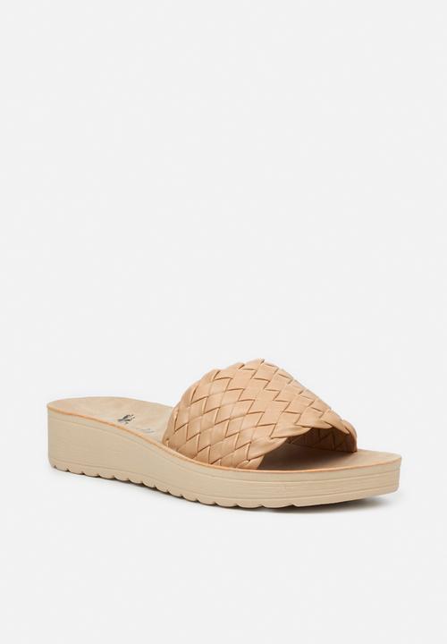Butterfly Feet - Slitheran 2 flatform sandal - taupe
