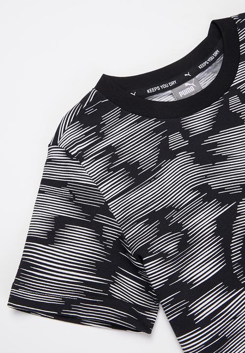 PUMA - Active sport aop tee b - black