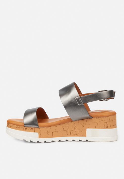 Butterfly Feet - Maddy 1 wedge - pewter