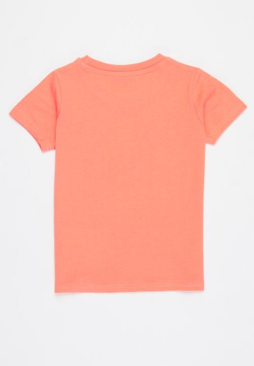 KAPPA - Logo cost slim fit tee - orange