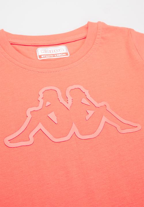 KAPPA - Logo cost slim fit tee - orange