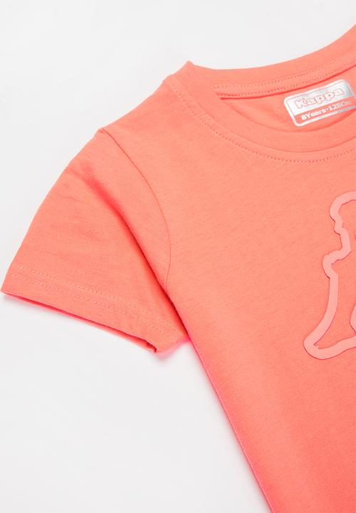 KAPPA - Logo cost slim fit tee - orange