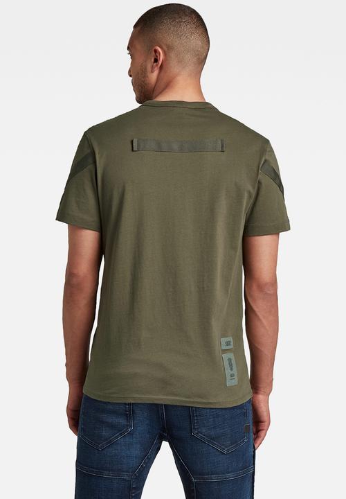 G-STAR - Astro back tape - dark bronze green