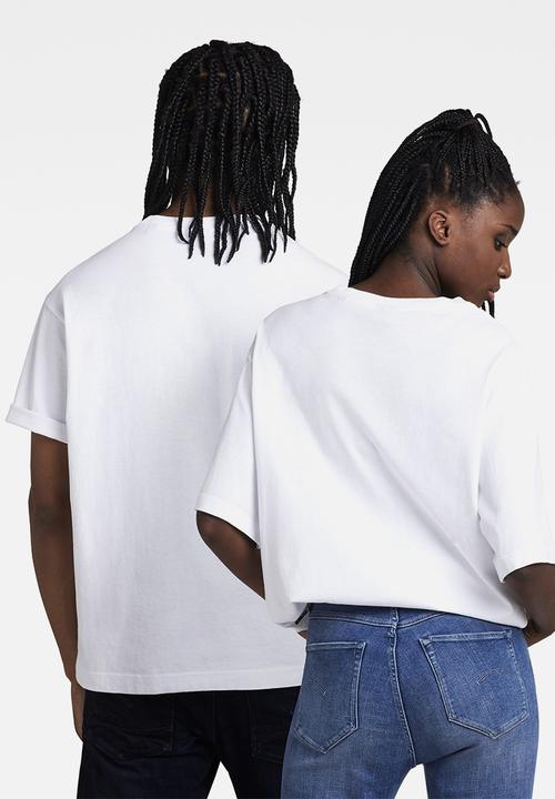 G-STAR - Snoop logo tee - white