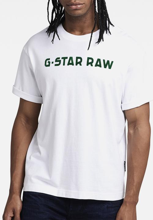 G-STAR - Snoop logo tee - white