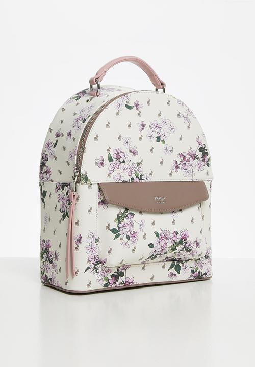 POLO - Polo floral backpack - cream