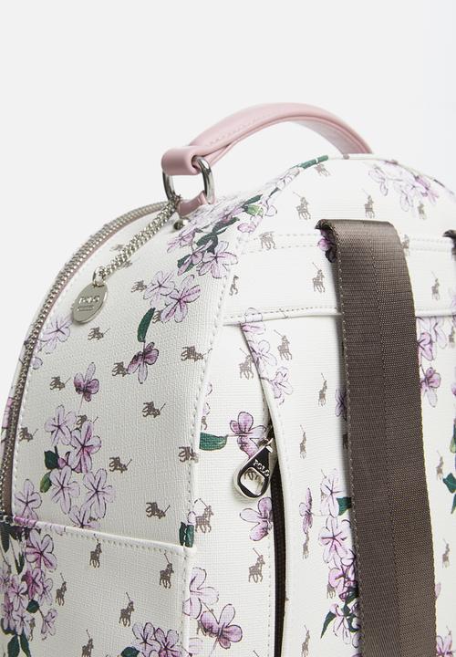 POLO - Polo floral backpack - cream