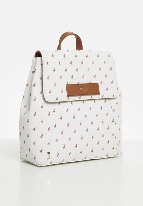 POLO - Minimalist iconic backpack - white
