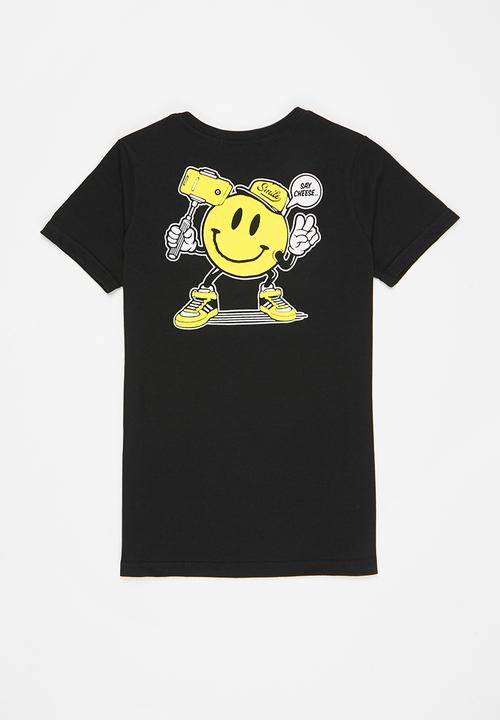 Superbalist - Boys graphic tee - black
