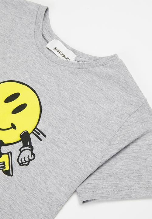 Superbalist - Boys graphic tee - grey