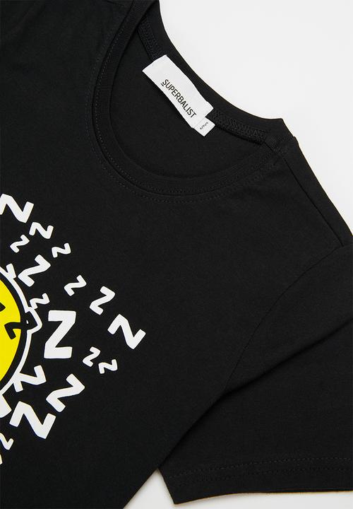 Superbalist - Older boys tee & shorts pj set - black