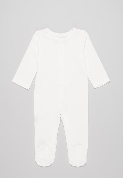 Superbalist Kids - 2 pack sleepsuit - light blue & cream