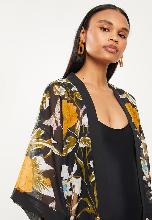 dailyfriday - Printed batwing kaftan - multi