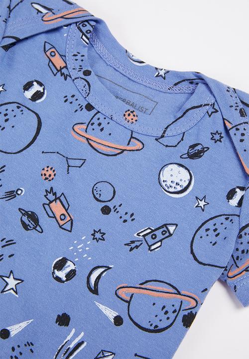 Superbalist Kids - Top & legging space set - blue 