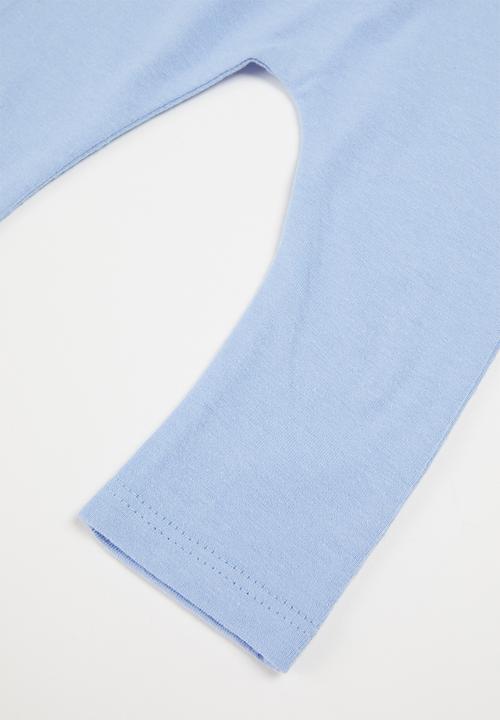 Superbalist Kids - 2 pack leggings - light blue & oatmeal 
