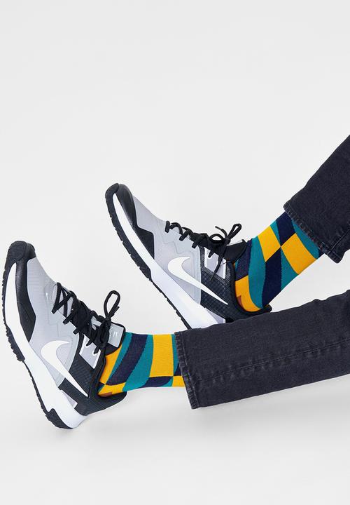 Happy Socks - Jumbo filled optic socks - blue multi