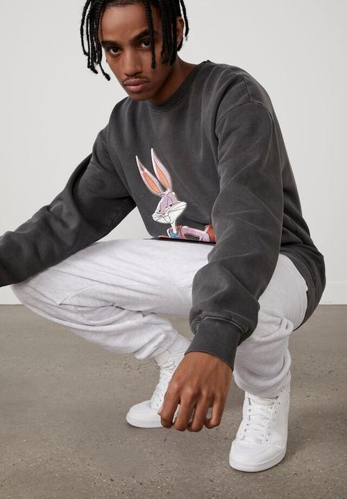 Factorie - Basic relaxed trackpant - silver marle