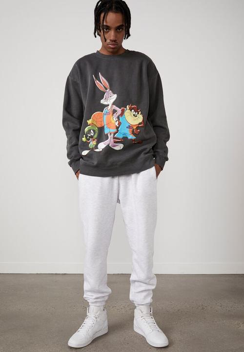Factorie - Basic relaxed trackpant - silver marle