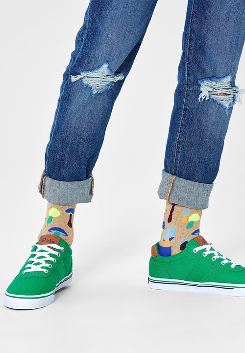 Happy Socks - Mushroom socks - beige
