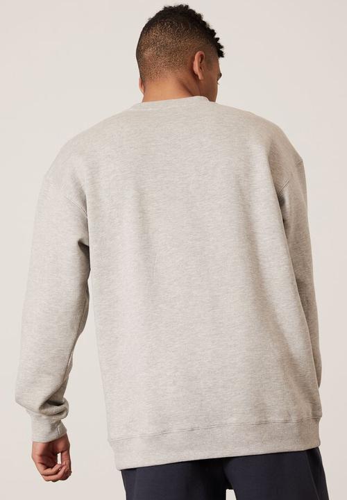 Factorie - Elite oversized crew - grey marle