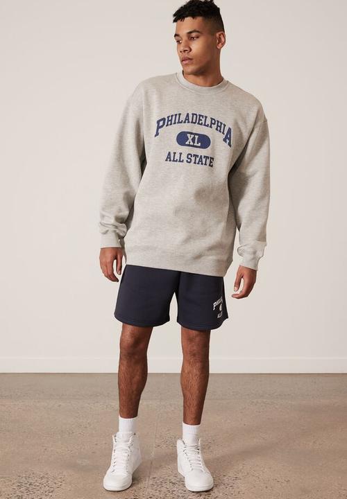 Factorie - Elite oversized crew - grey marle