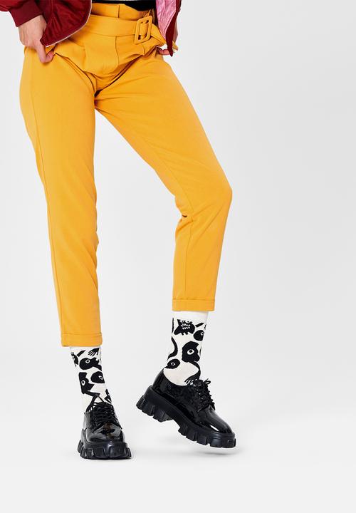 Happy Socks - Nightmare socks - white & black