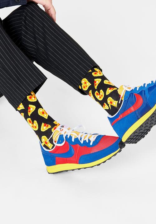 Happy Socks - Pizza love socks - black