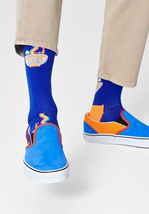 Happy Socks - Rainbow ramen socks - blue