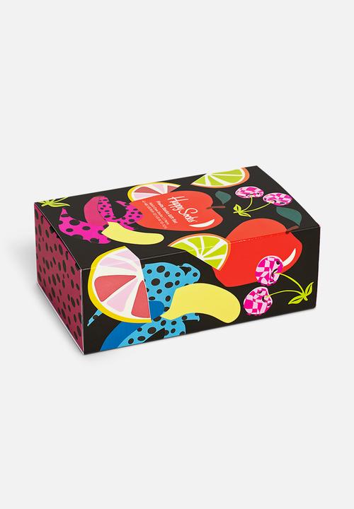 Happy Socks - 3-pack fruits socks gift set - multi