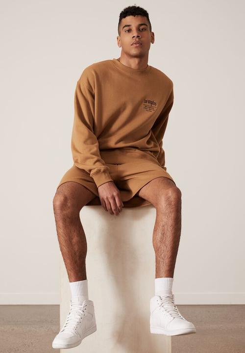 Factorie - Elite oversized crew - tan