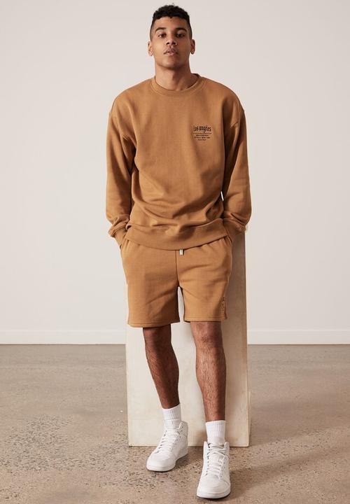 Factorie - Elite oversized crew - tan