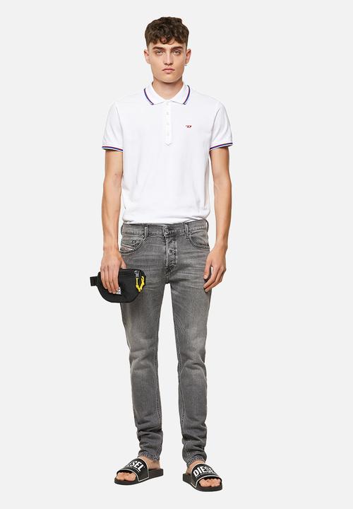 Diesel  - D-luster slim fit 5 pocket jeans - grey