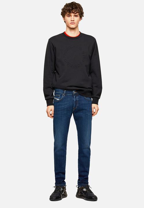 Diesel  - D-yennox tapered jeans - dark wash blue