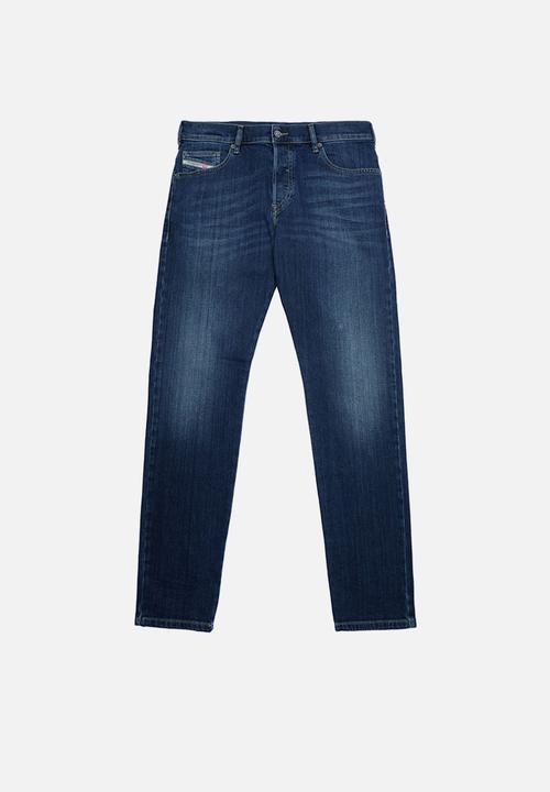 Diesel  - D-yennox tapered jeans - dark wash blue