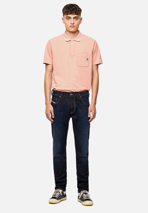 Diesel  - D-yennox tapered jeans - dark blue