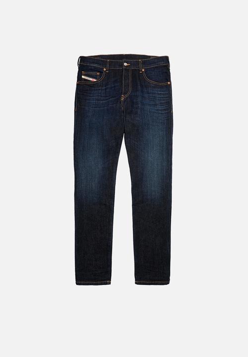 Diesel  - D-yennox tapered jeans - dark blue