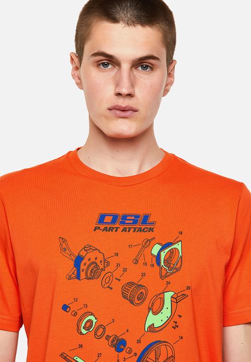 Diesel  - T-just-b53 tee - orange