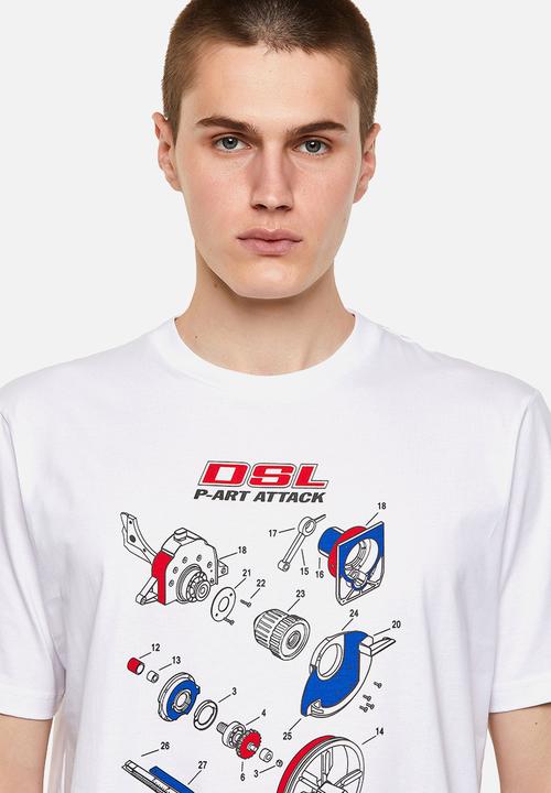 Diesel  - T-just-b53 tee - white