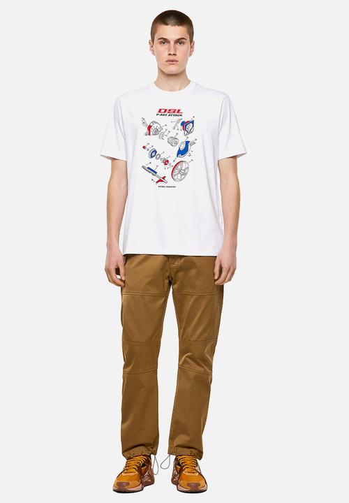 Diesel  - T-just-b53 tee - white