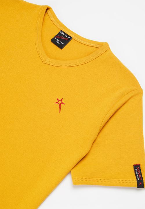 SOVIET - B bolt evo short sleeve muscle tee - new mustard