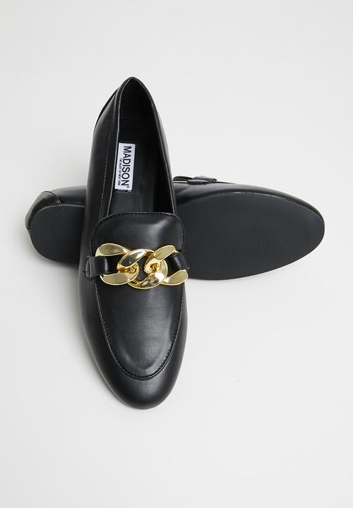 Madison® - Janice chain loafer - black