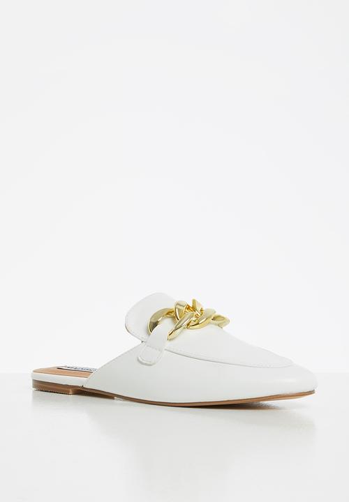 Madison® - Jennifer chain mule - white