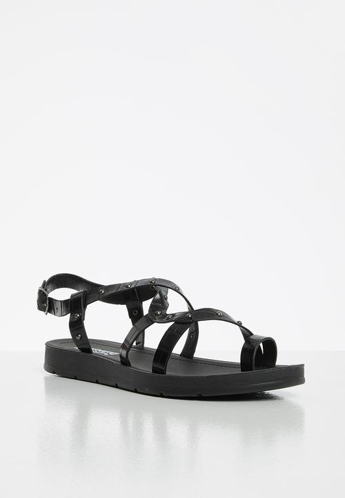 Madison® - Caryn toe post sandal - black