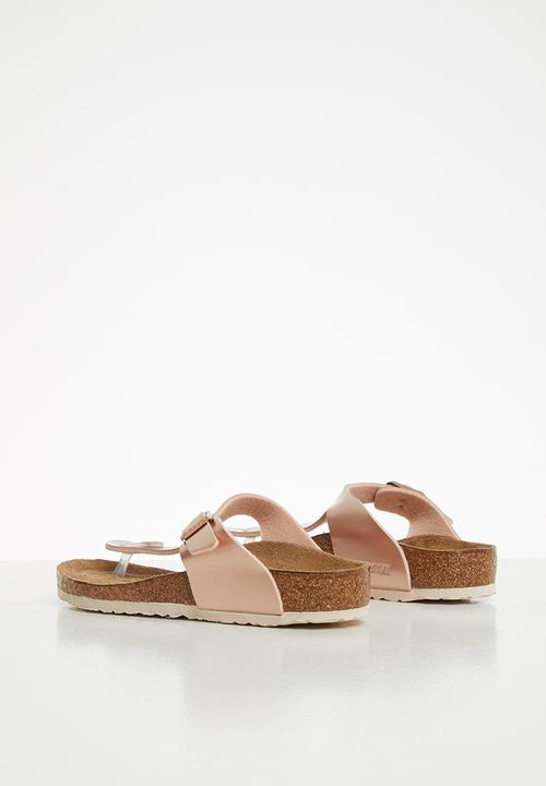 Birkenstock - Gizeh kids birko-flor - electric metallic copper