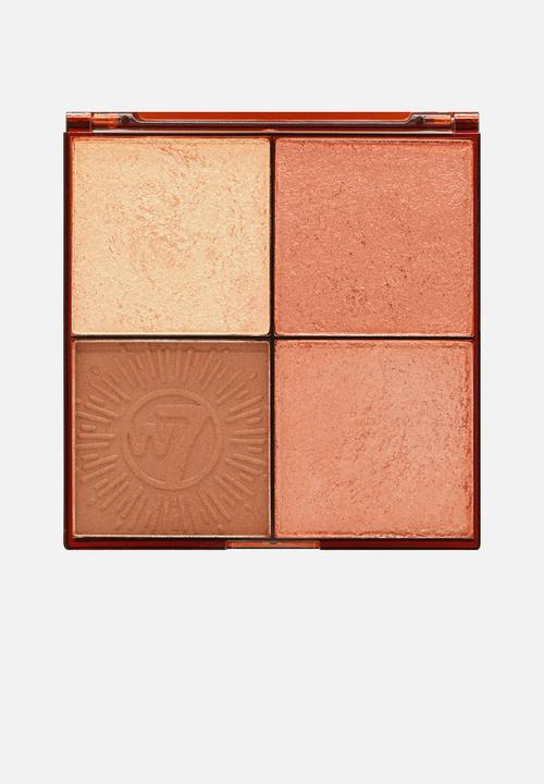 W7 Cosmetics - Bronze Brilliance Bronze & Glow Palette - Medium / Dark