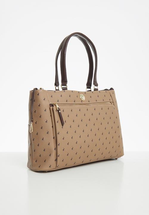 POLO - Polo panama briefcase - brown 