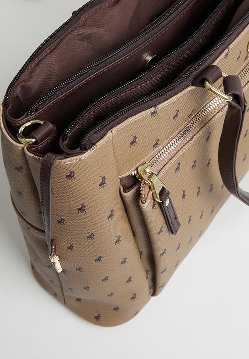POLO - Polo panama briefcase - brown 