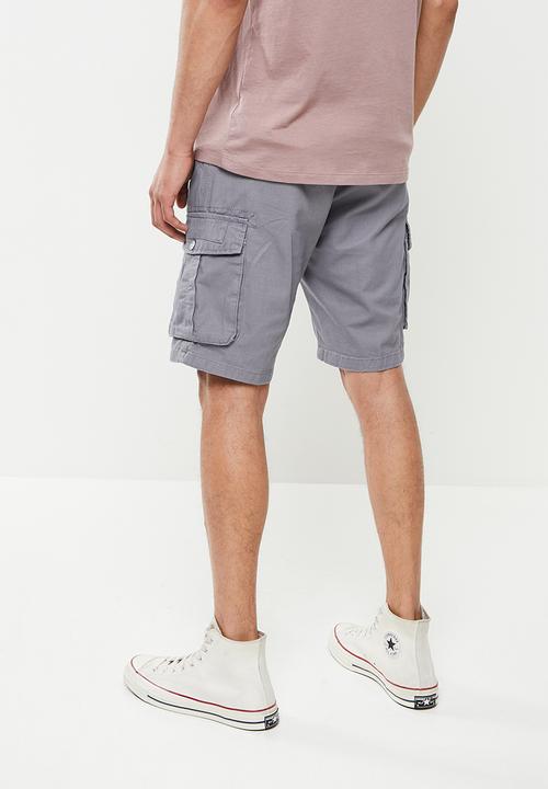 basicthread - Cargo shorts - grey 