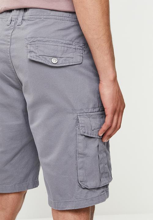 basicthread - Cargo shorts - grey 
